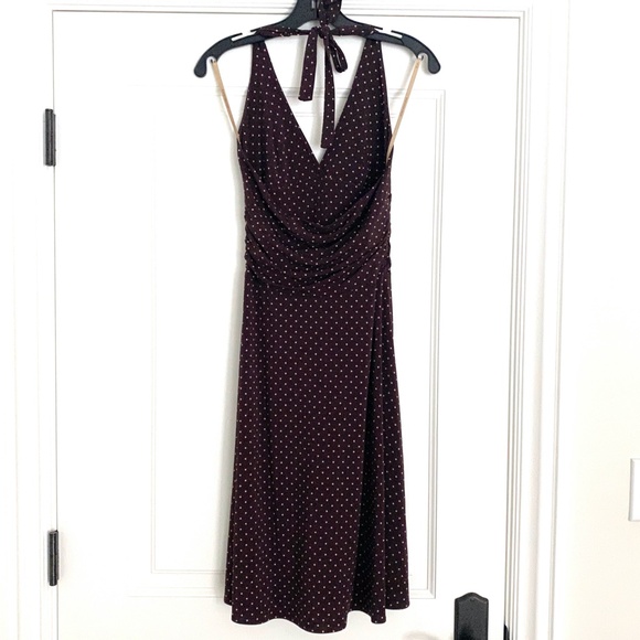 BGBG MaxAzria Polka Dot Halter Dress - S - Picture 5 of 7